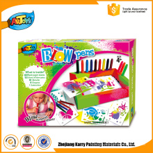 Populaire pour le marché Color Box Kids Art marqueurs de coup d&#39;art stylos coup de feu coup marqueurs